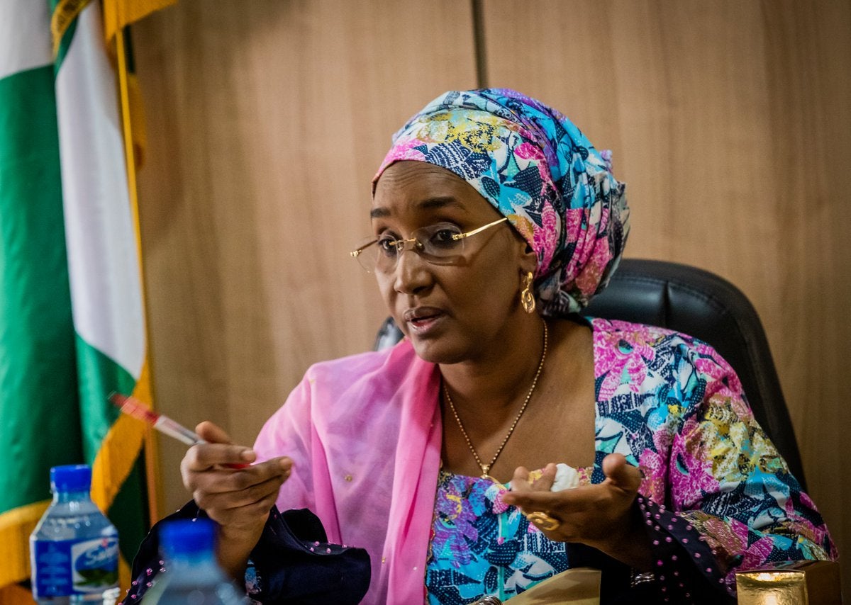 Hajiya Sadiya Farouq, Minister of Humanitarian Affairs, Disaster Management and Social Development Hajiya Sadiya Farouq, Minister of Humanitarian Affairs, Disaster Management and Social Development