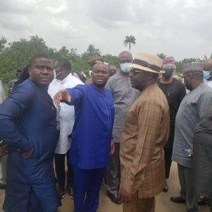 NASS members visit Ikarama oil spill location visit