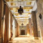 Almost everything in Deribe’s house comes with a tint of gold