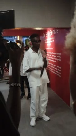 Mr Eazi at the listening party of his album “The Evil Genius” at Windsor Gallery Victoria Island