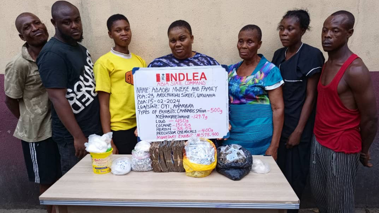 NDLEA arrests female lawyer, mum, boyfriend, others over illicit drugs NDLEA arrests female lawyer, mum, boyfriend, others over illicit drugs offences | The Guardian Nigeria News