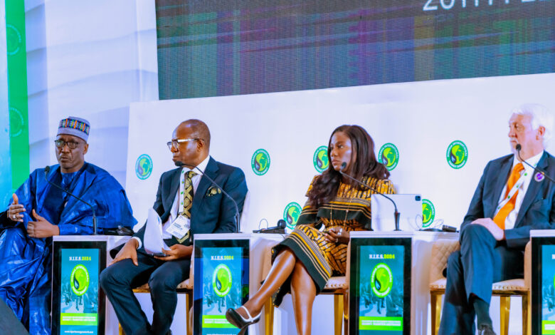 GCEO NNPC Ltd., Mr. Mele Kyari speaks during the International Panel Session at the opening ceremony of the Nigeria International Energy Summit (NIES) 2024, held at the International Conference Centre in Abuja, on Monday.
