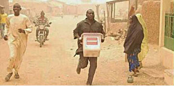 Suspected thugs kill one over ballot box snatching Ballot box