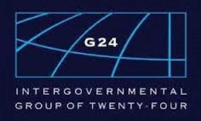 G-24 calls for international effort to restore peace, stability to crisis areas