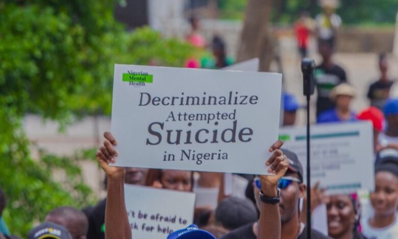 Group moves to facilitate decriminalisation of suicide in Nigeria