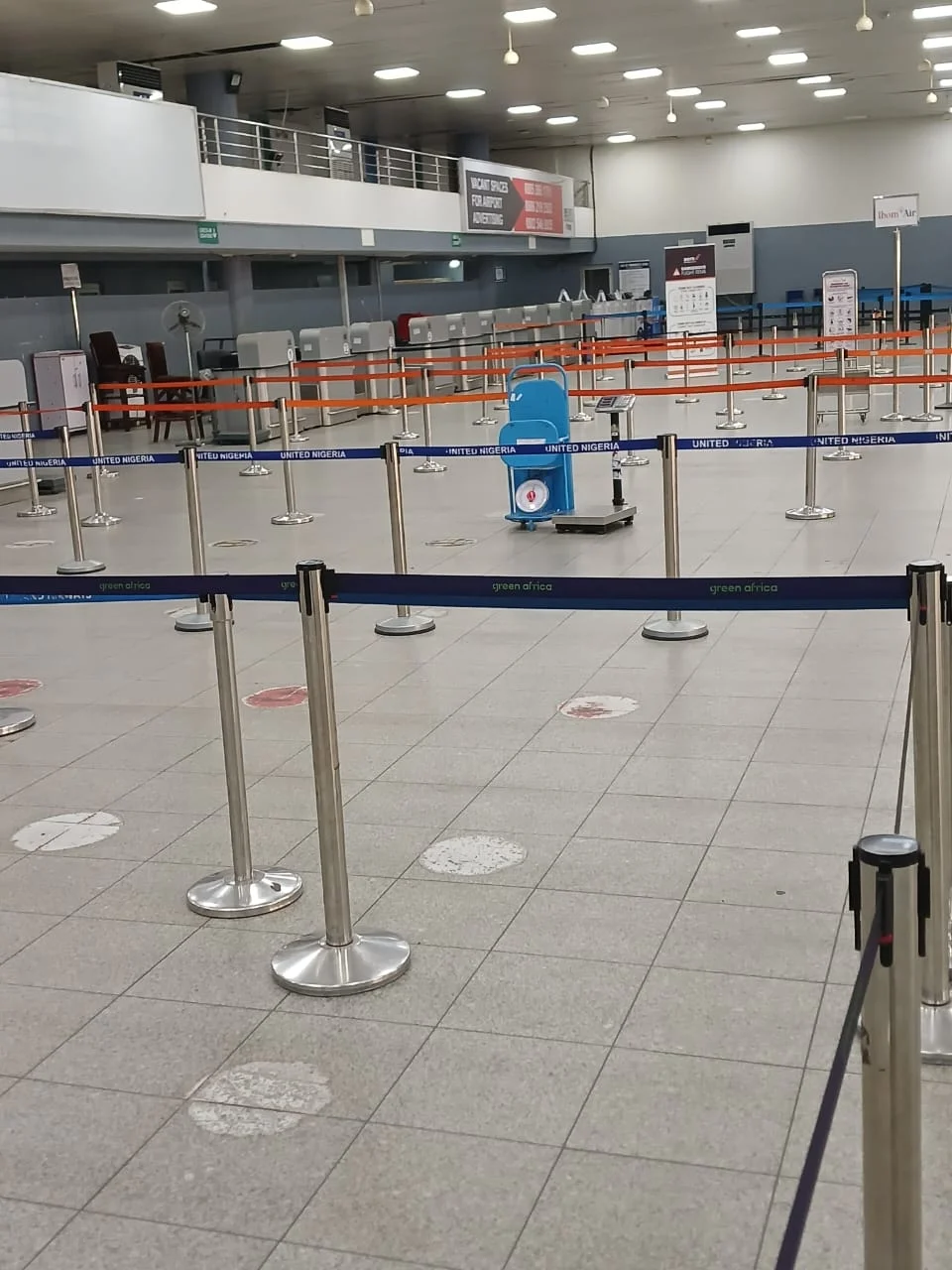 Nnamdi-Azikiwe-International-Airport-NAIA-Counter-complely-empty