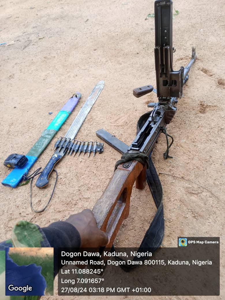 Troops eliminate 9 terrorists, seize weapons in Kaduna
