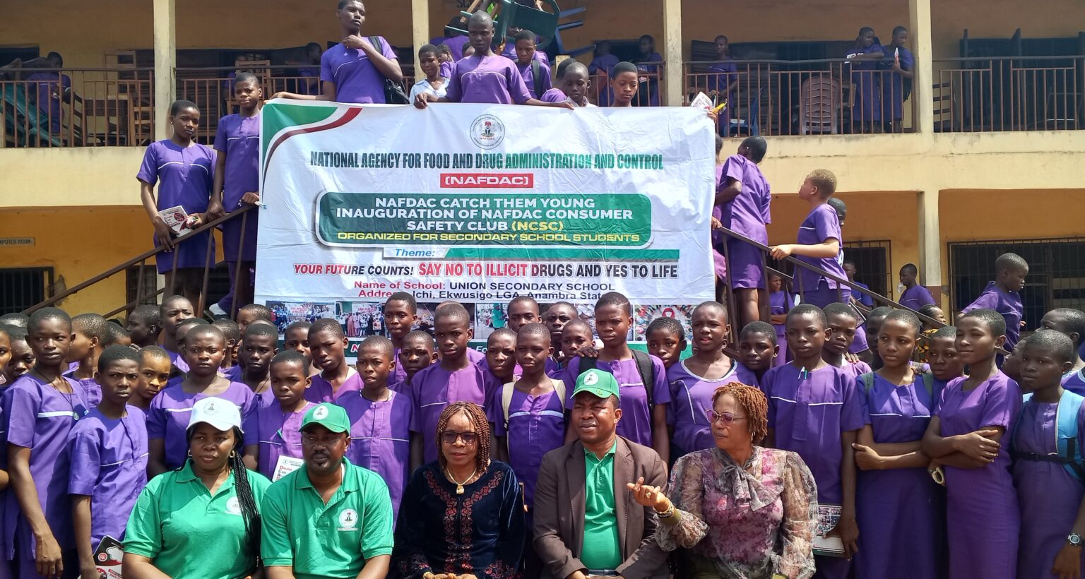 NAFDAC urges youths, students to shun drugs, alcohol