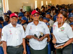 Lagos trains students on emergency lines 767/112