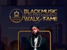 Davido for induction into Black Music Walk Of Fame