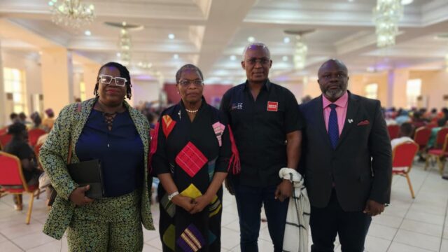 News Central (L-R) Dr. Abiola Akiyode-Afolabi, Lawyer & Civil Rights Activist; Dr. Oby Ezekwesili, Founder, School of Politics, Policy and Governance & Former Minister of Education, Mr. Kayode Akintemi, Managing Director, Editor in Chief News Central TV and Mr. Abiodun Aikomo, Esq, Oyo State Attorney-General at the News Central Town Hall on abducted students in Oyo, held today in Oyo state.