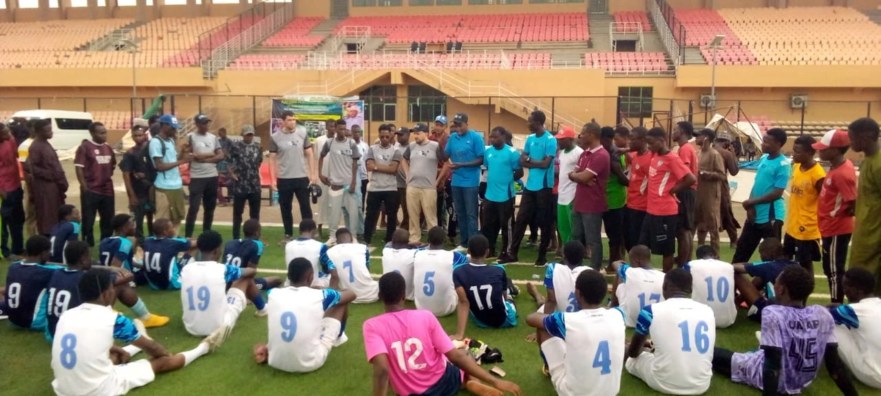 Belarusian club hunts football talents at Katsina tournament