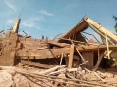 Edo govt. condemns use of substandard materials in collapsed two-storey building