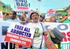 Falana, Falz lead protest over kidnappings, hardship