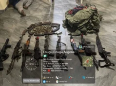 Troops uncover suspected IPOB/ESN safe house, recover arms in Enugu