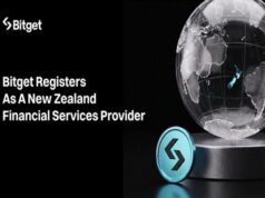 Bitget Registers as a New Zealand Financial Services Provider