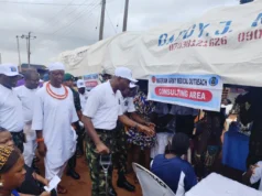 Army takes free healthcare to Edo community, treats over 3,000 residents