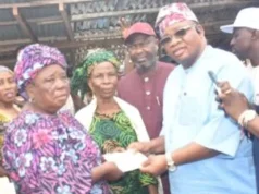 Oyo APC governorship candidate, Alli, redeems N25m pledge to victims of Bode market fire