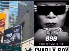 Times Square billboard showcase CharlyBoy’s historic memoir “999”