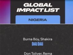 Nigerian Songs Dominate Spotify’s Global Impact List